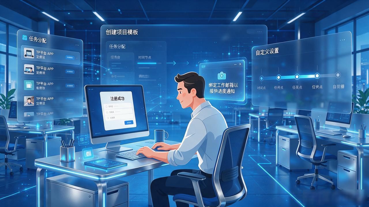 项目管理工具官网下载_如何通过TP官网下载app正版追踪工作进度？_TP平台正版APP下载教程
