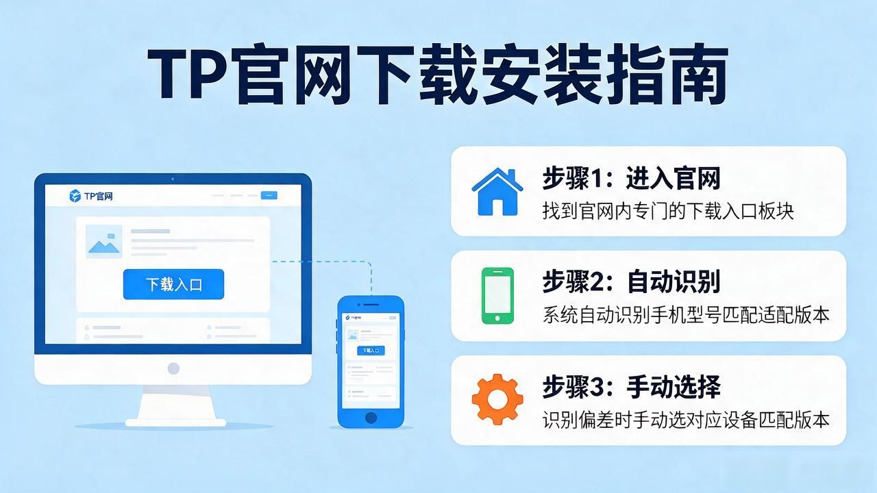 5. 轻松三步，带你顺利下载tp官方网址_辨别TP官网真伪_下载TP官方入口