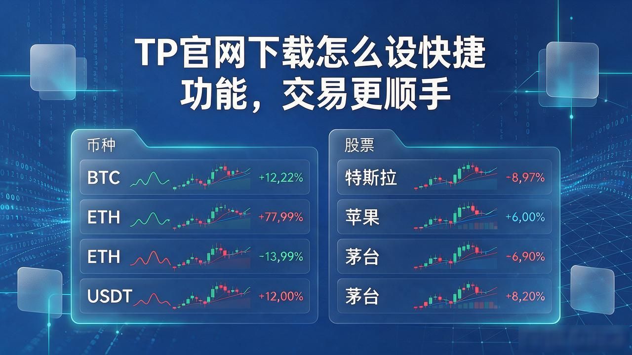 TP官网下载怎么设快捷功能，交易更顺手