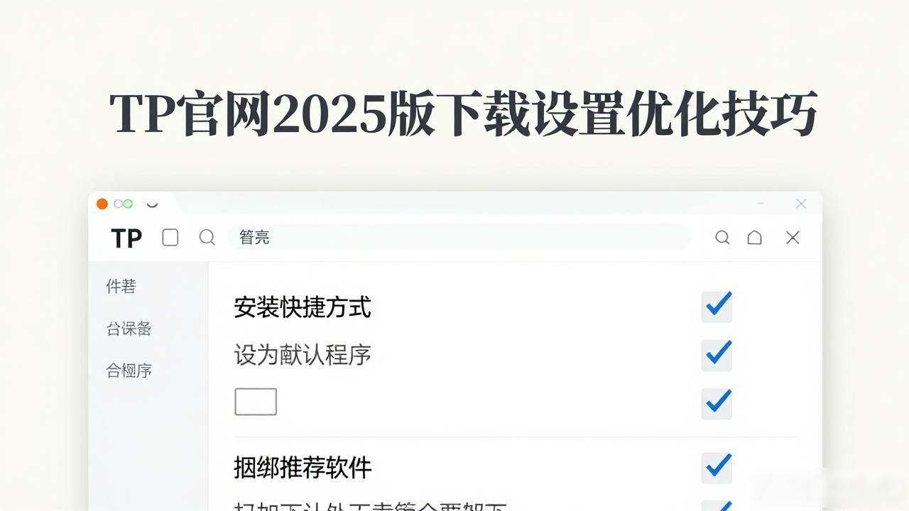 TP官网2025版下载设置优化技巧