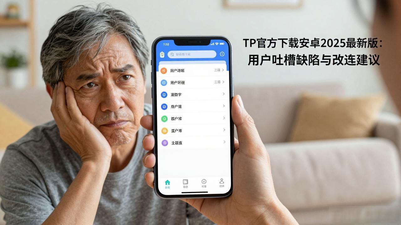 TP官方下载安卓2025最新版：用户吐槽缺陷与改进建议