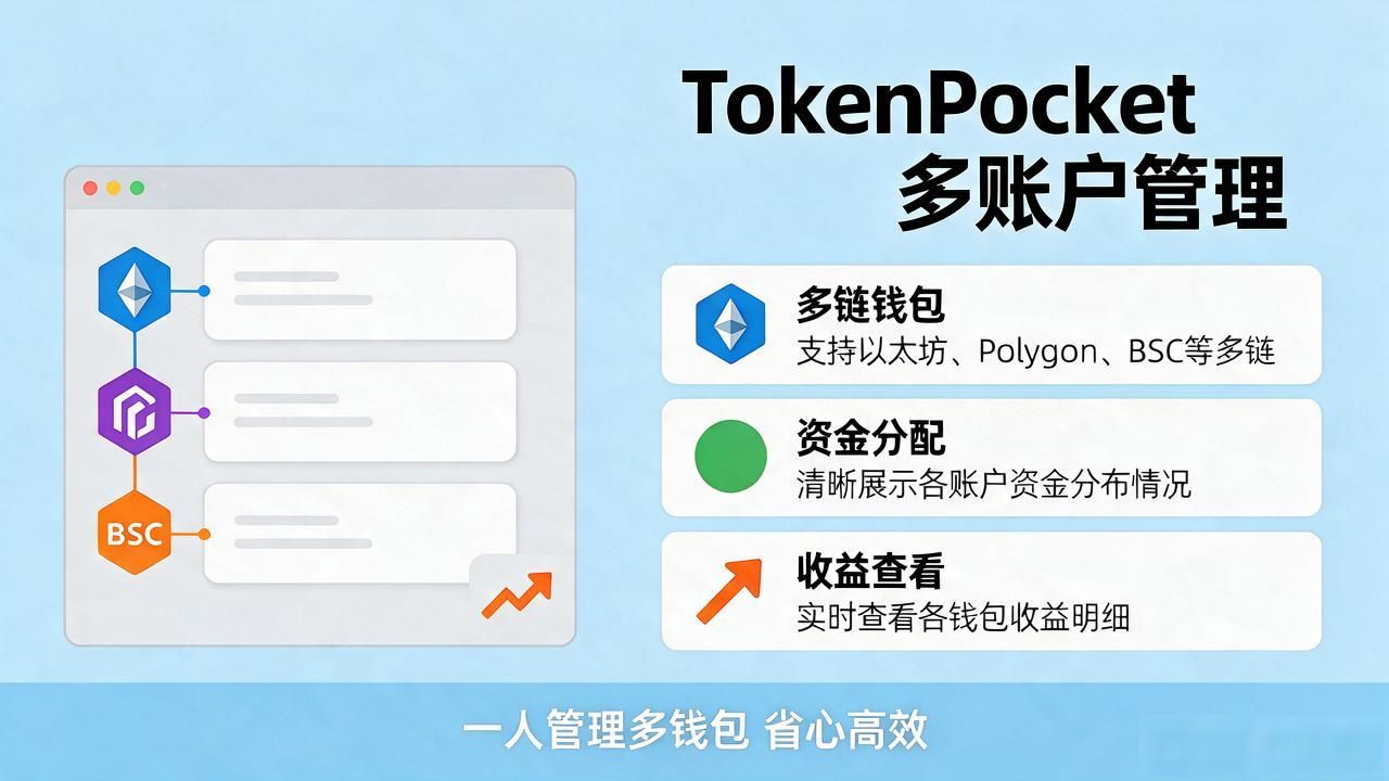 TokenPocket多账户功能怎么用？一人管理多个钱包超省心
