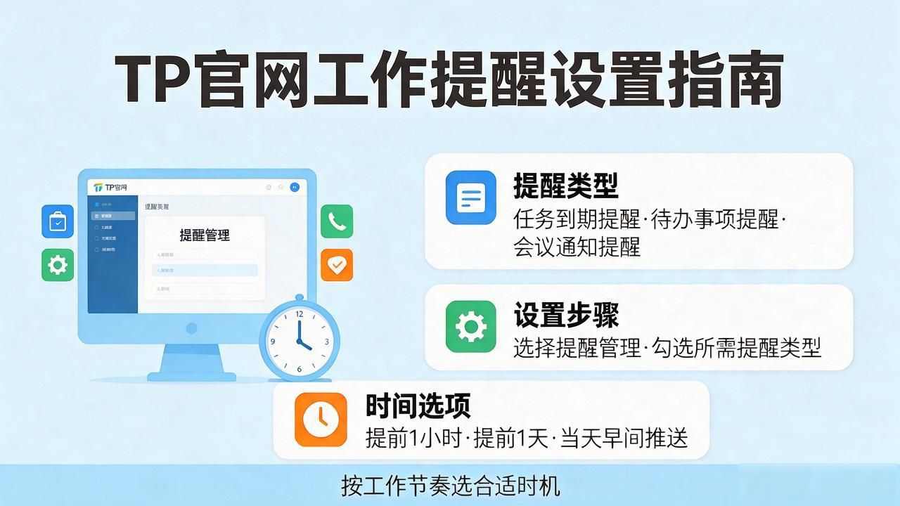 TP官网下载后怎么设工作提醒