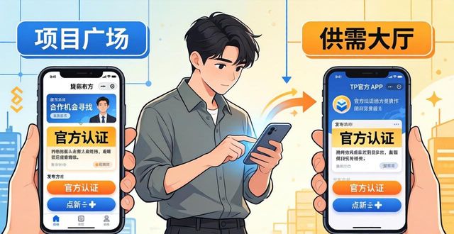 TP官方APP下载后，这样找合作机会
