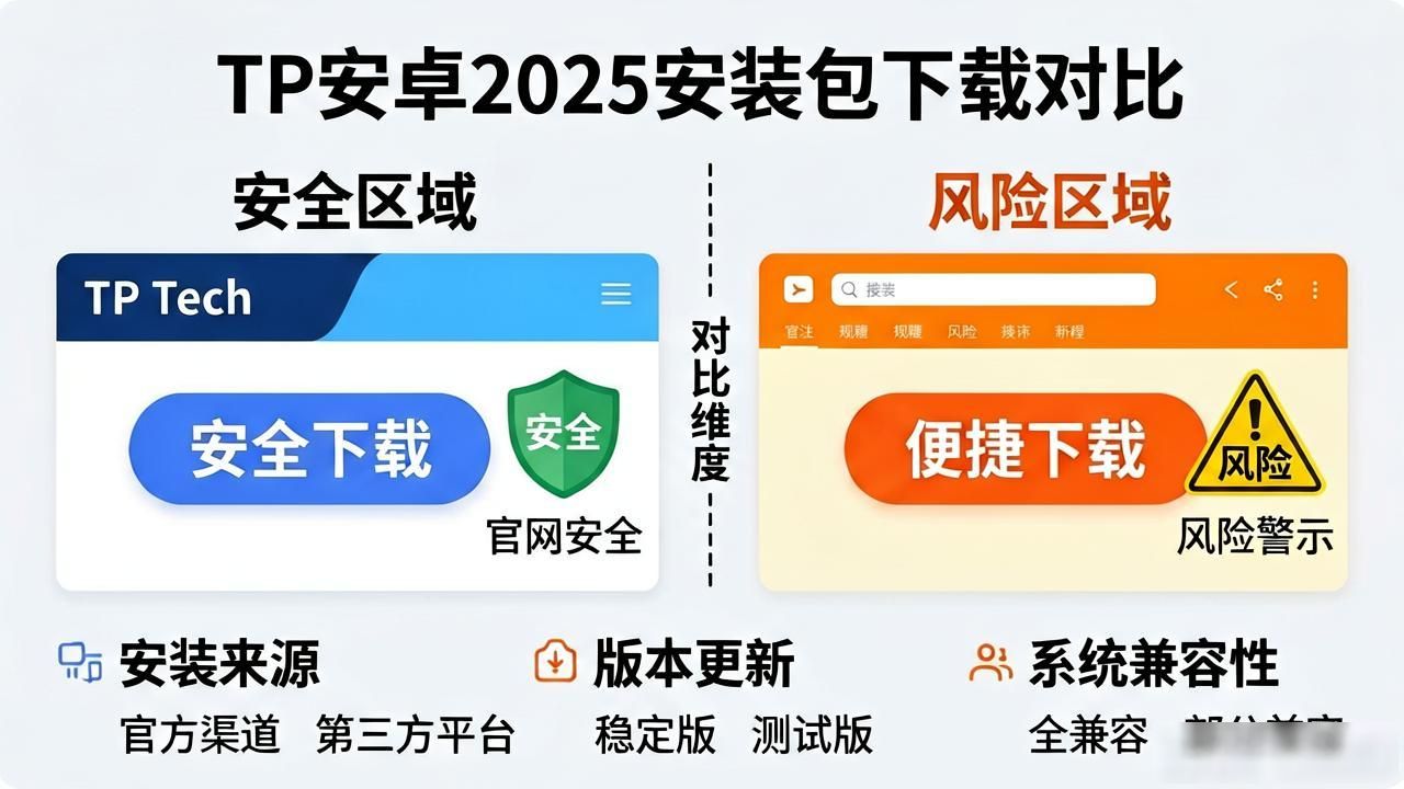 TP安卓2025安装包去哪下？官网与第三方安全大比拼