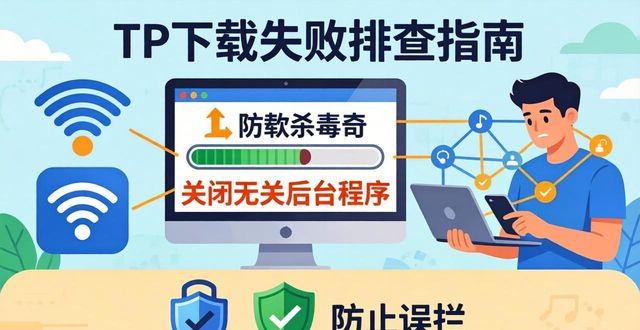 TP下载失败怎么办？官方正版下载问题自助排查指南