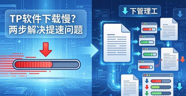 TP软件下载慢？两步解决提速问题
