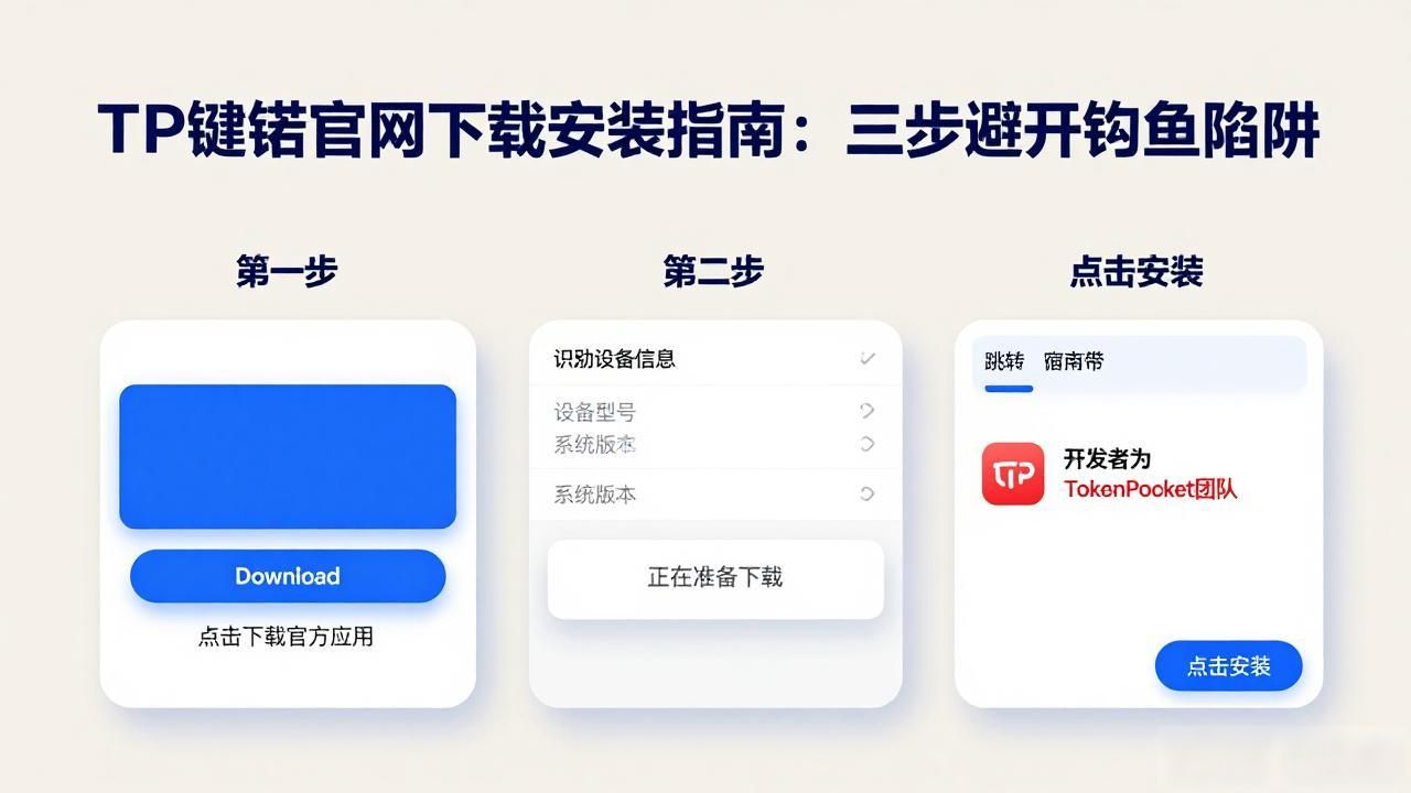 TP钱包官网下载安装指南：三步避开钓鱼陷阱