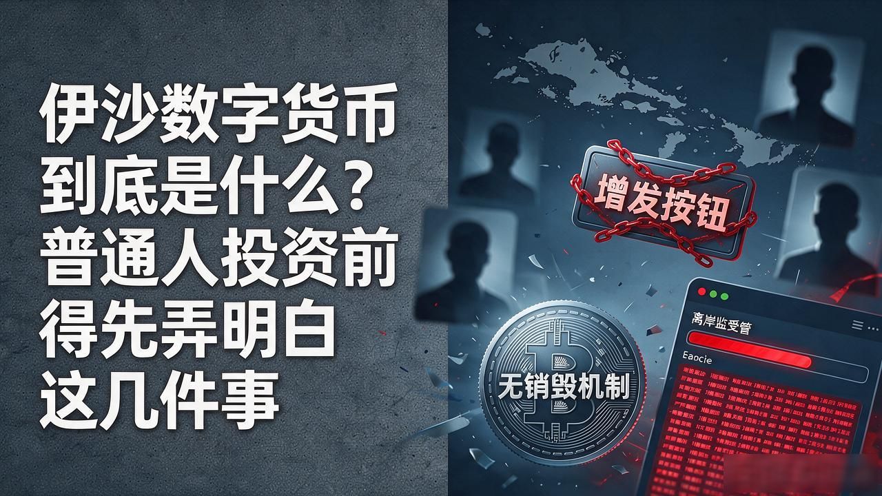 伊沙数字货币到底是什么？普通人投资前得先弄明白这几件事