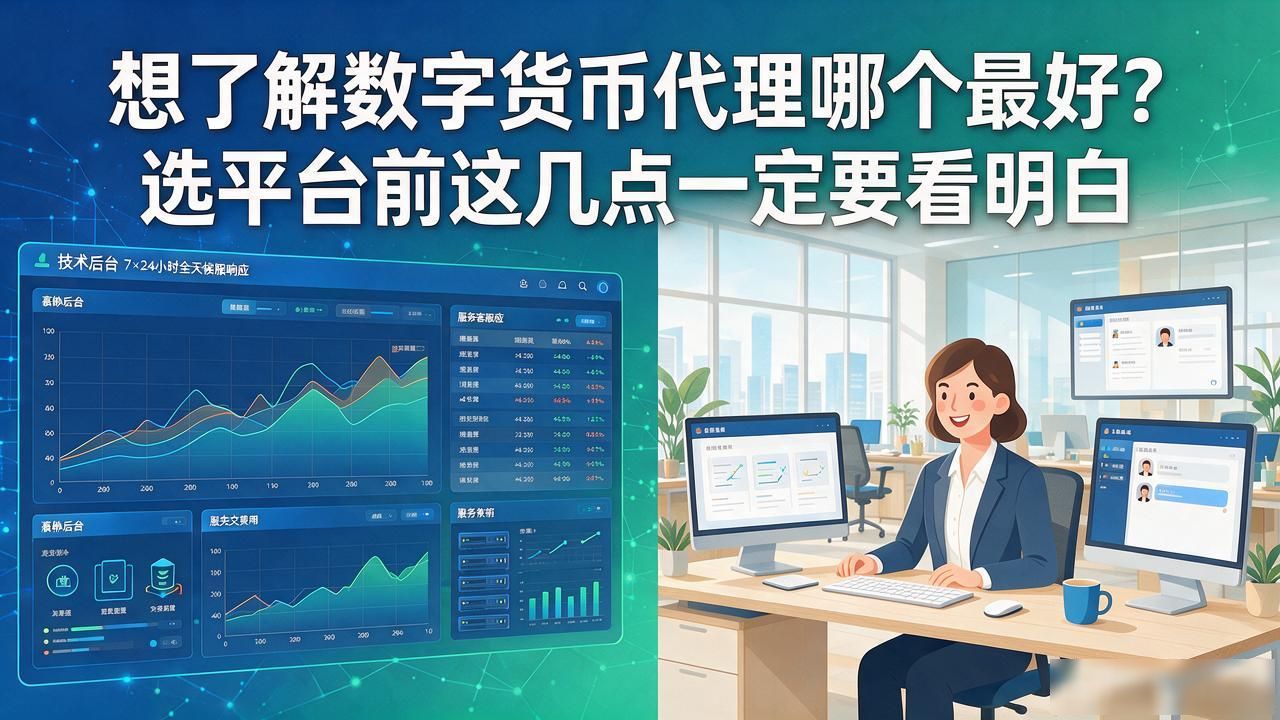 想了解数字货币代理哪个最好？选平台前这几点一定要看明白