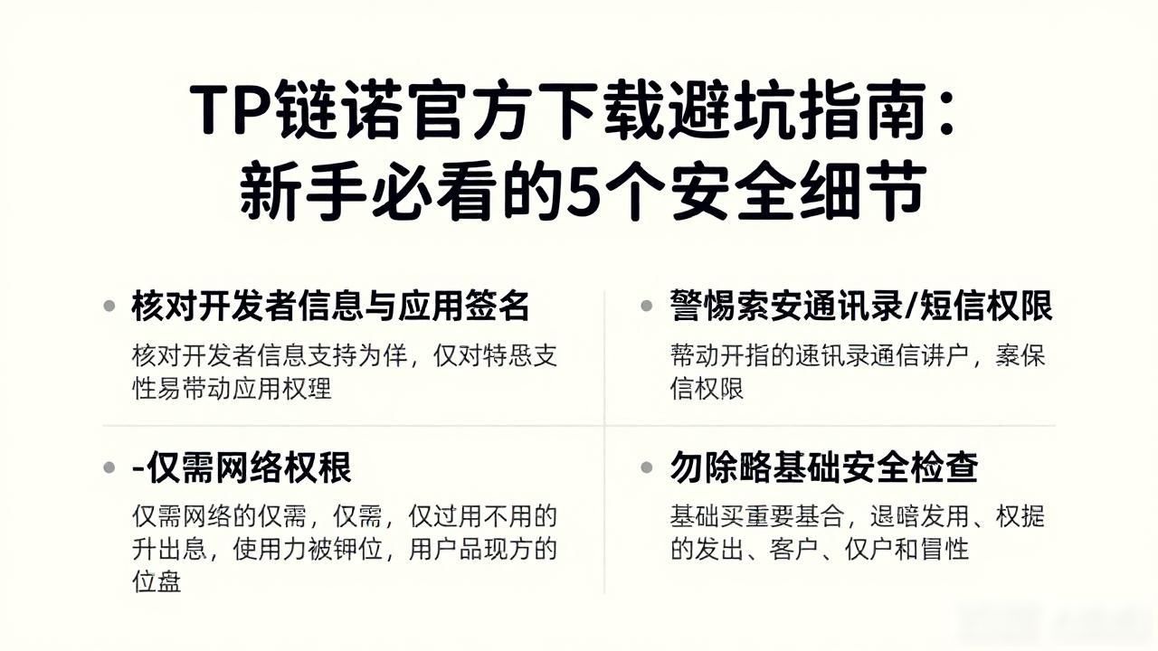TP钱包官方下载避坑指南：新手必看的5个安全细节