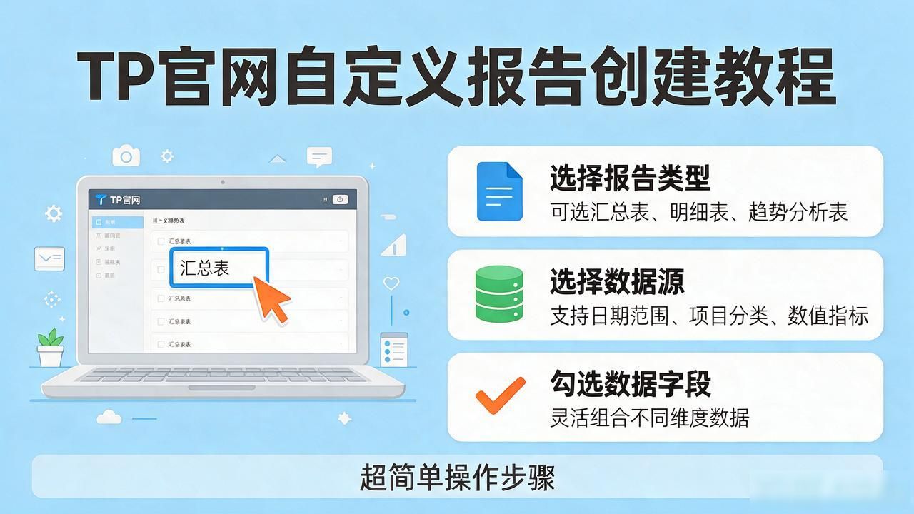 TP官网下载里怎么创建自定义报告？超简单教程