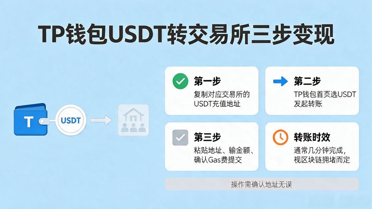 TP钱包里的USDT如何转到交易所？三步搞定变现