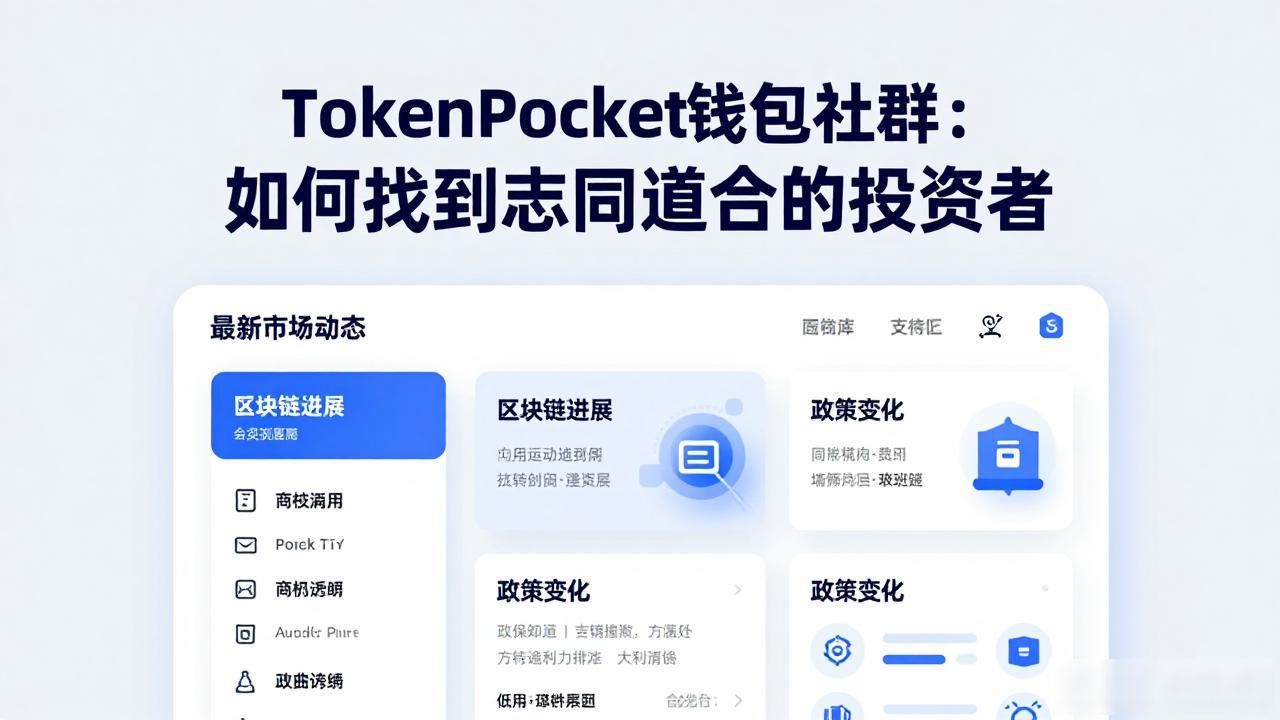 TokenPocket钱包社群：如何找到志同道合的投资者