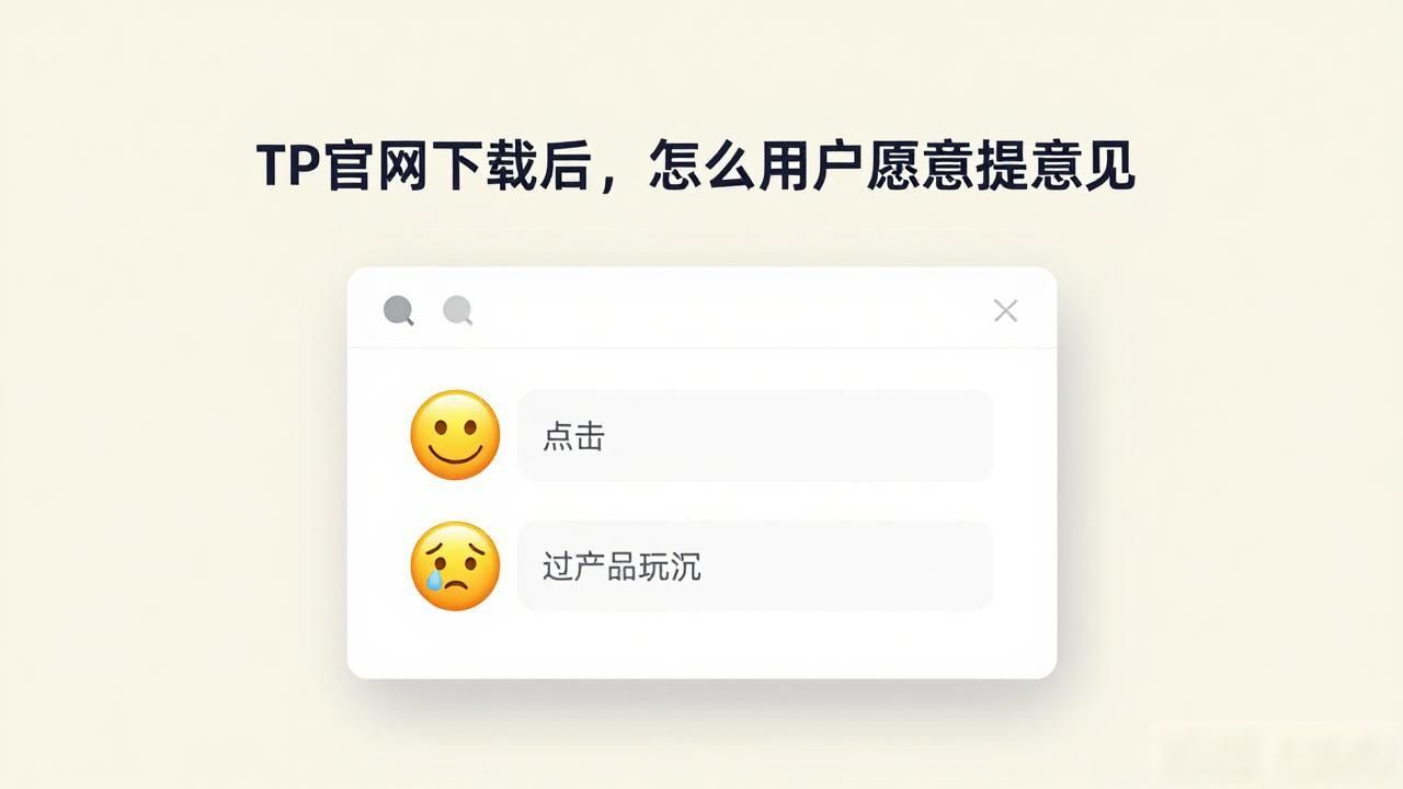 TP官网下载后，怎么让用户愿意提意见