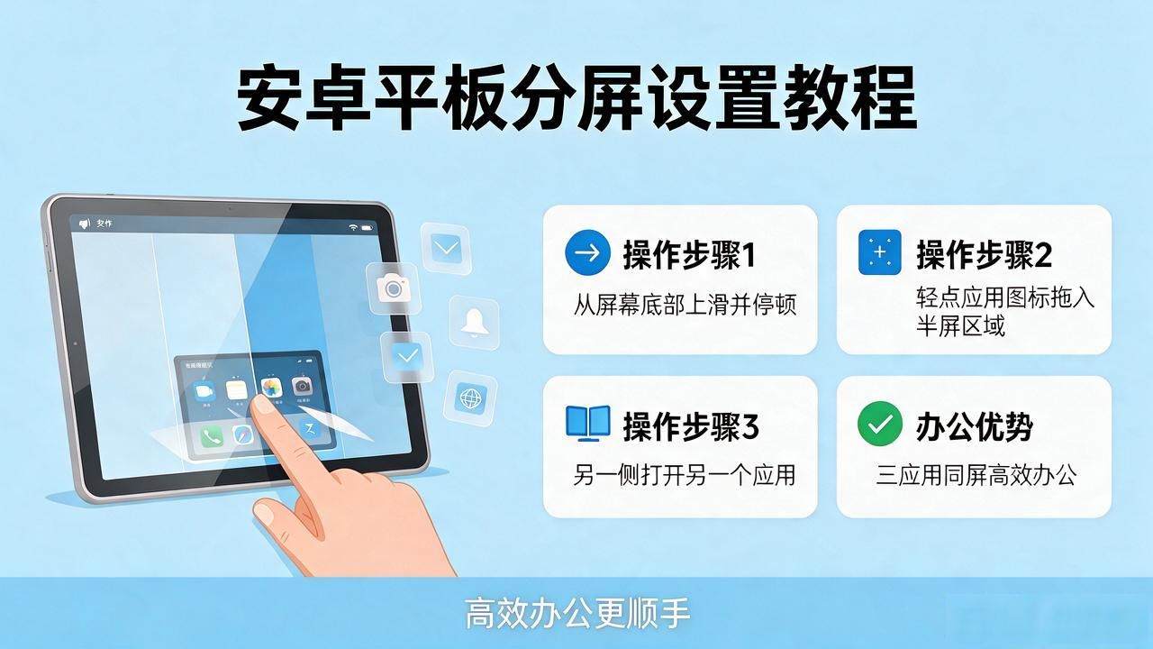 tp2025安卓平板横屏分屏设置教程，高效办公更顺手