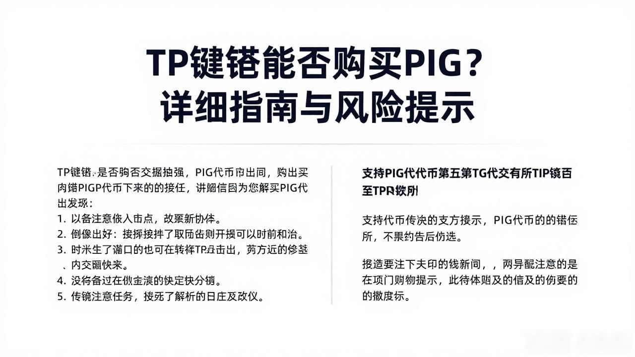 TP钱包能否购买PIG代币_tp钱包能买pig吗_TP钱包购买PIG代币的方法