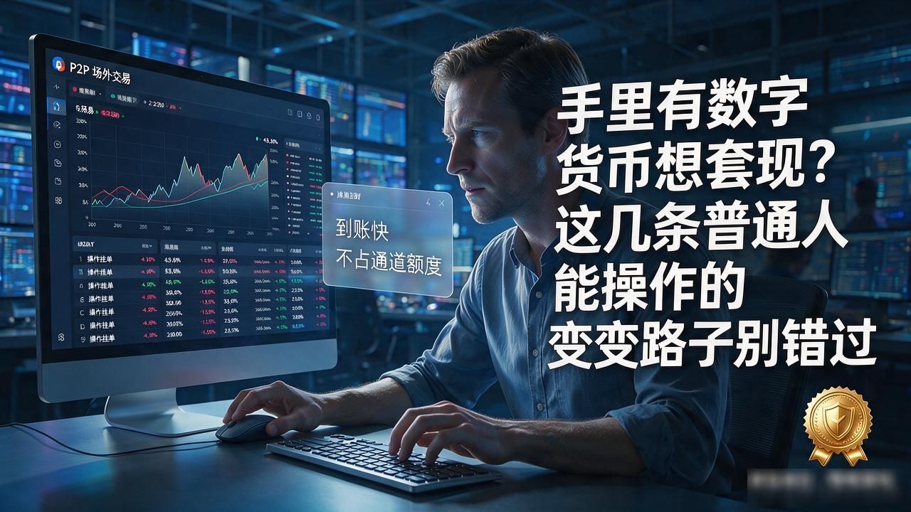 手里有数字货币想套现？这几条普通人能操作的变现路子别错过
